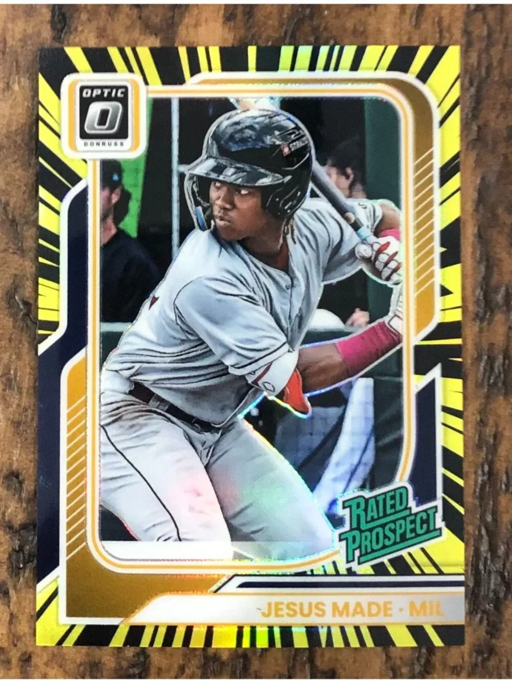 2026 Donruss Optic Jesus Made Electricity SSP Rookie Card 26/69